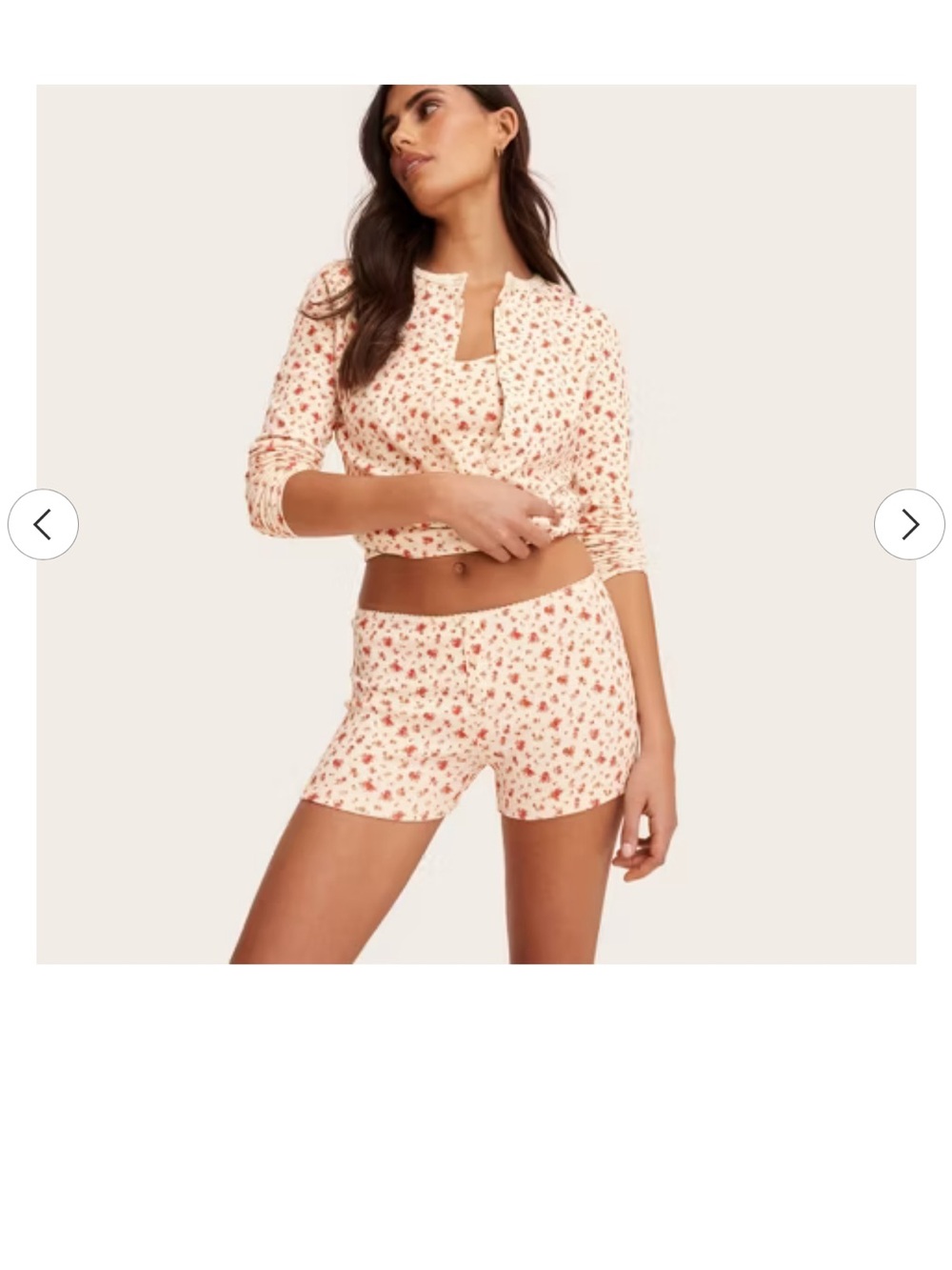 Parke Target Collab High-Rise Pointelle Biker Shorts